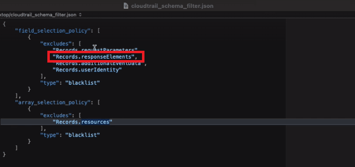 JSON Data Structure Example